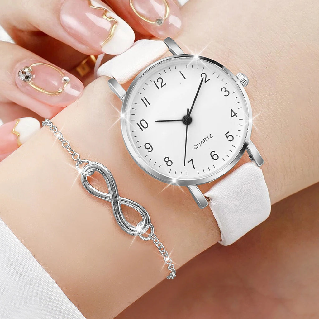 Elegant small watch set for ladies