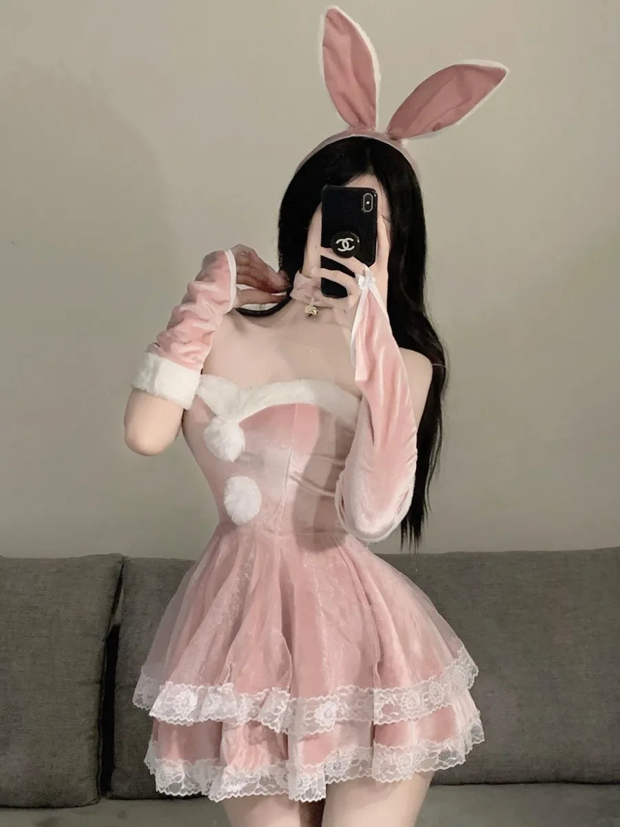 Christmas Party Bunny Costume