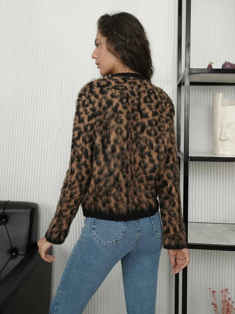 Feroza Leopard Cardigan