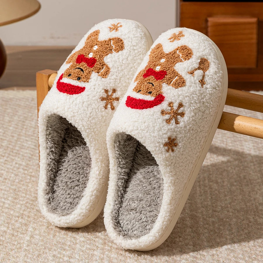 Winter Warm Christmas Slippers