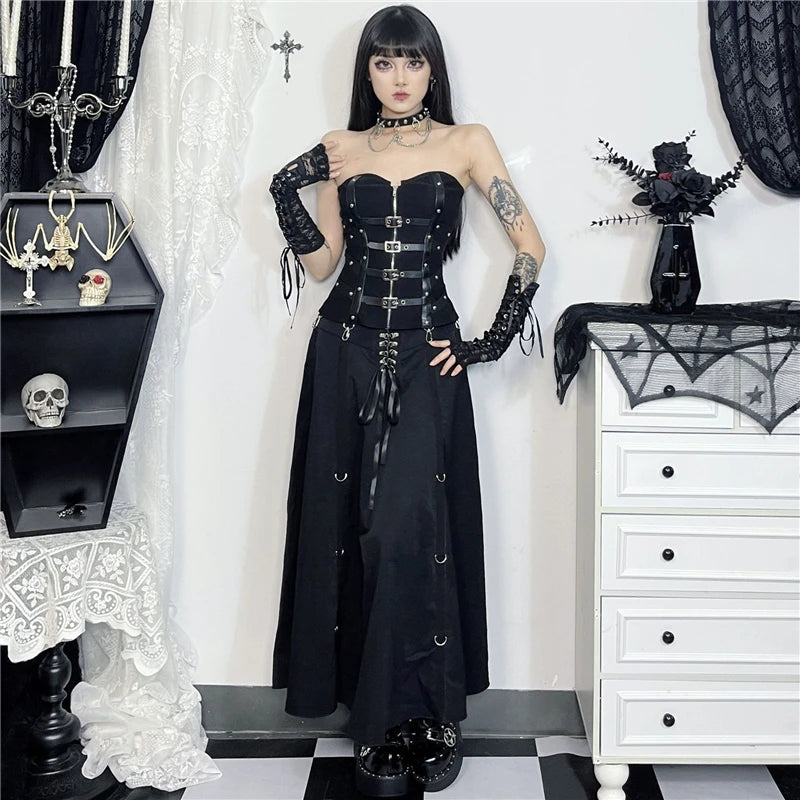 GothiCore Street Skirt
