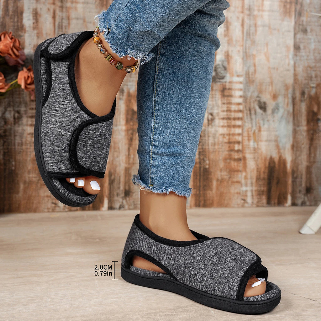 Comfortable winter slippers made of memory foam