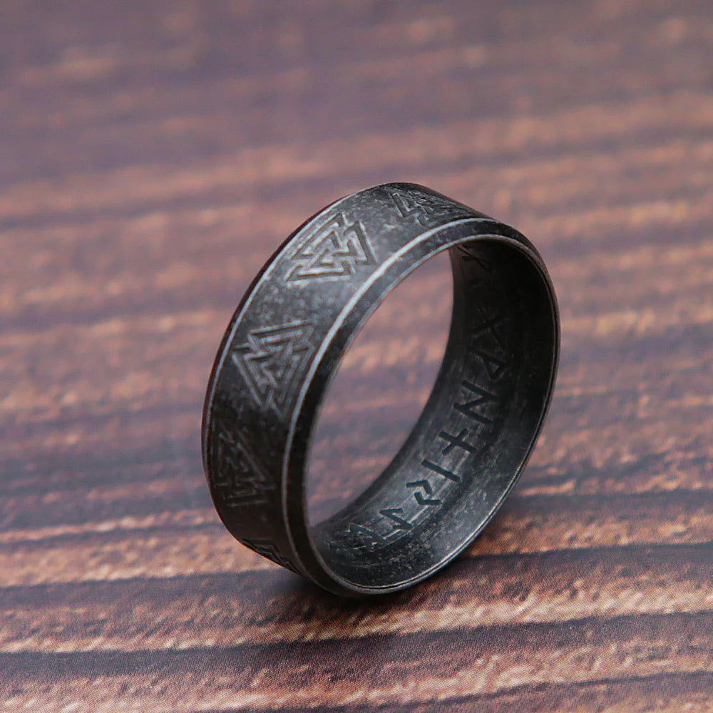 Fashion Retro Viking Rune Ring
