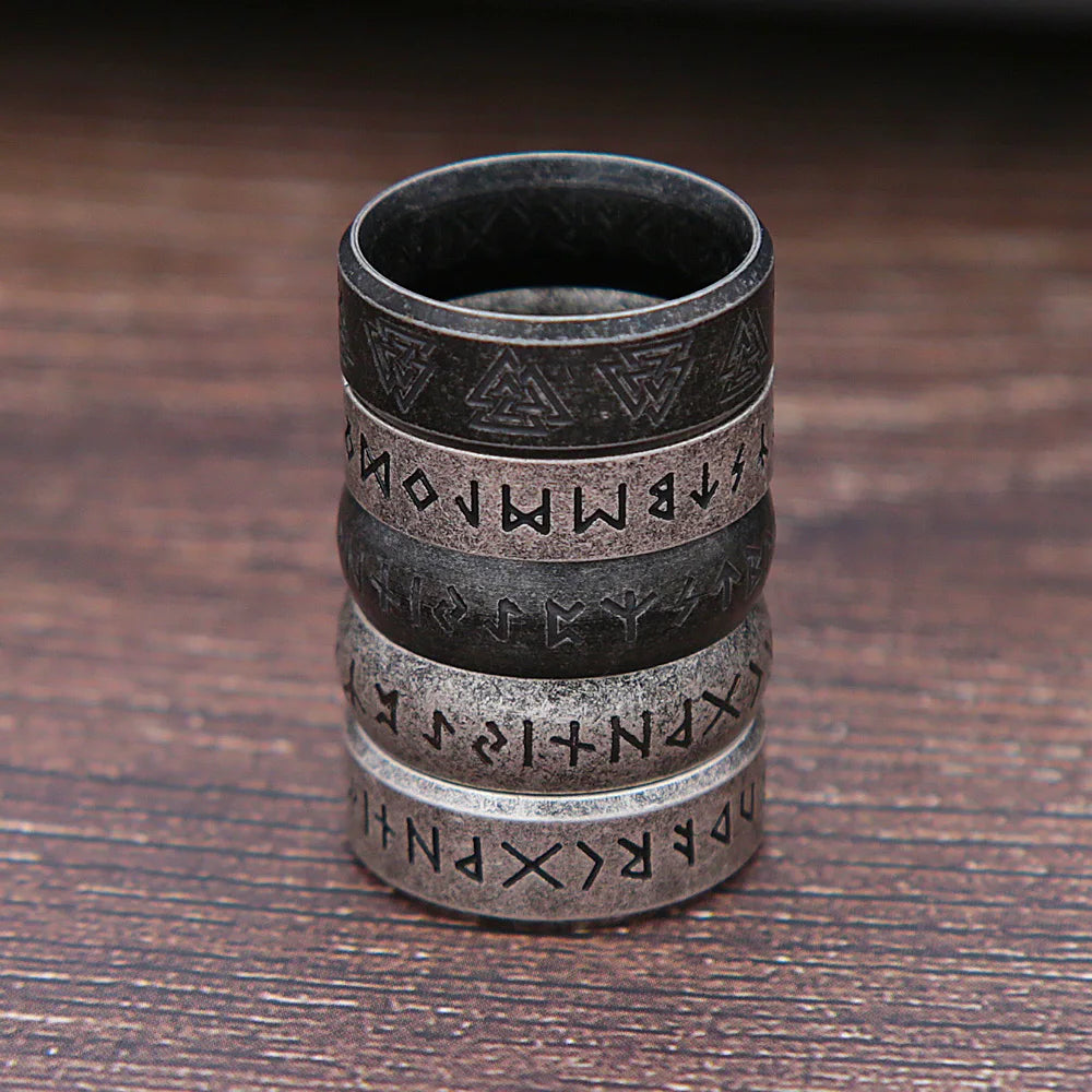 Fashion Retro Viking Rune Ring
