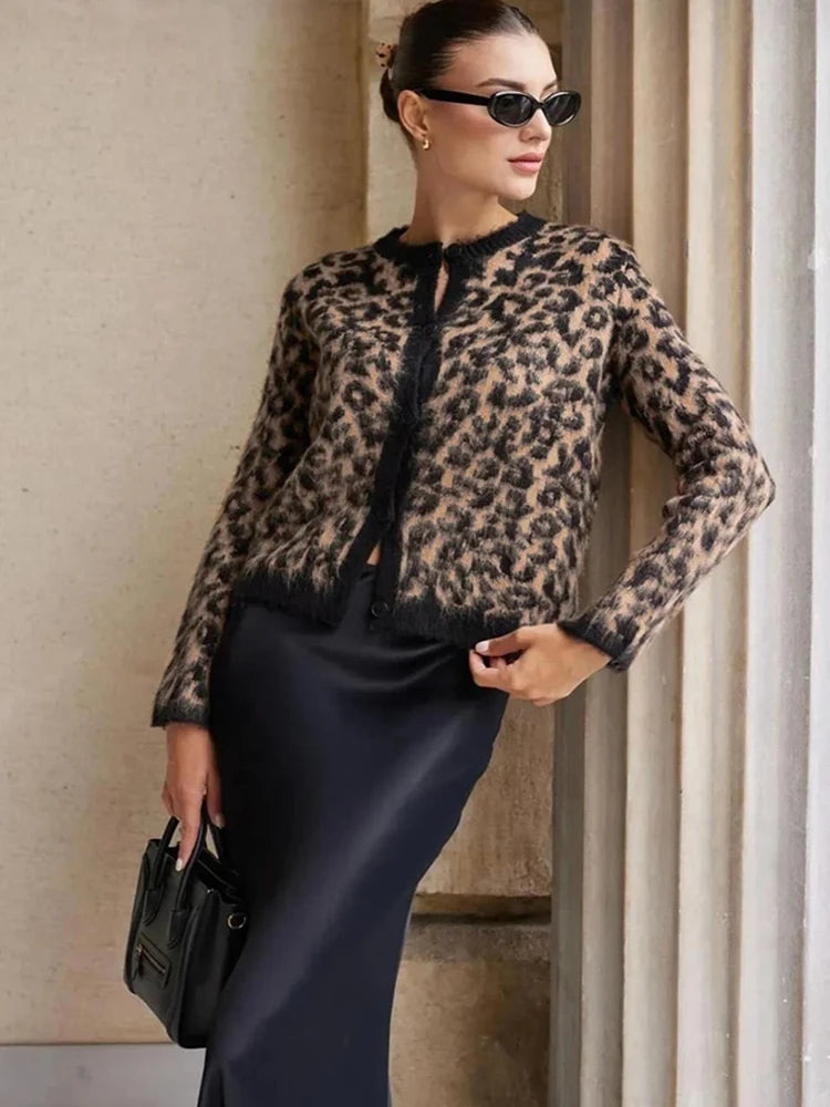 Feroza Leopard Cardigan