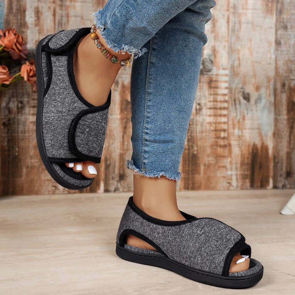 Comfortable winter slippers made of memory foam