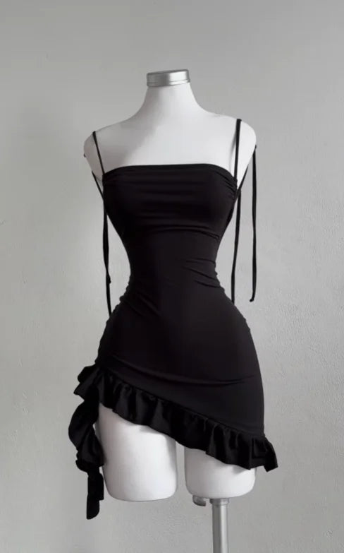 Sexy dress sexy backless lace up  hip hugging skirt