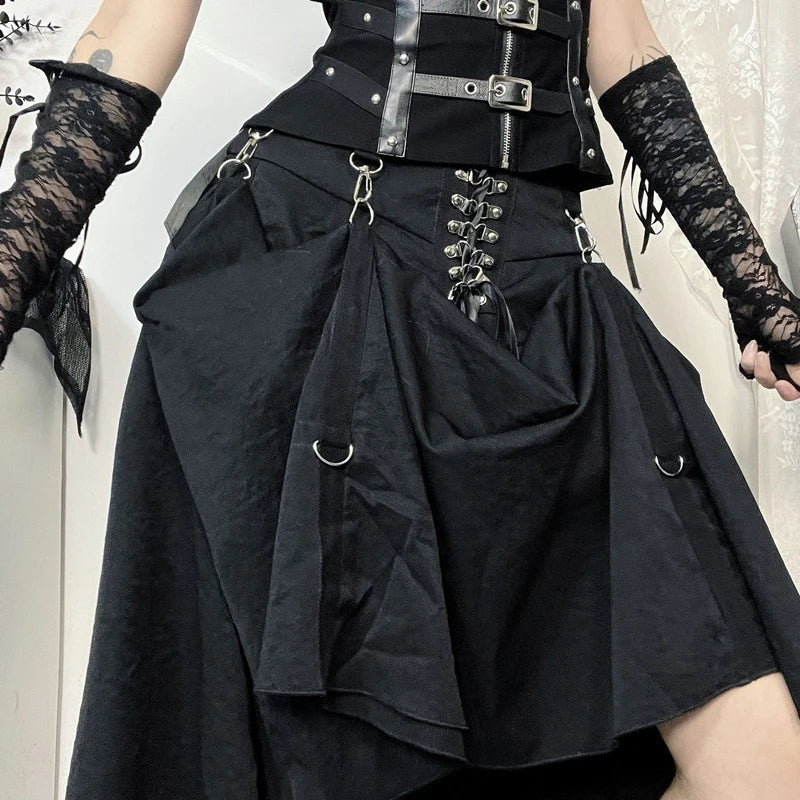 GothiCore Street Skirt