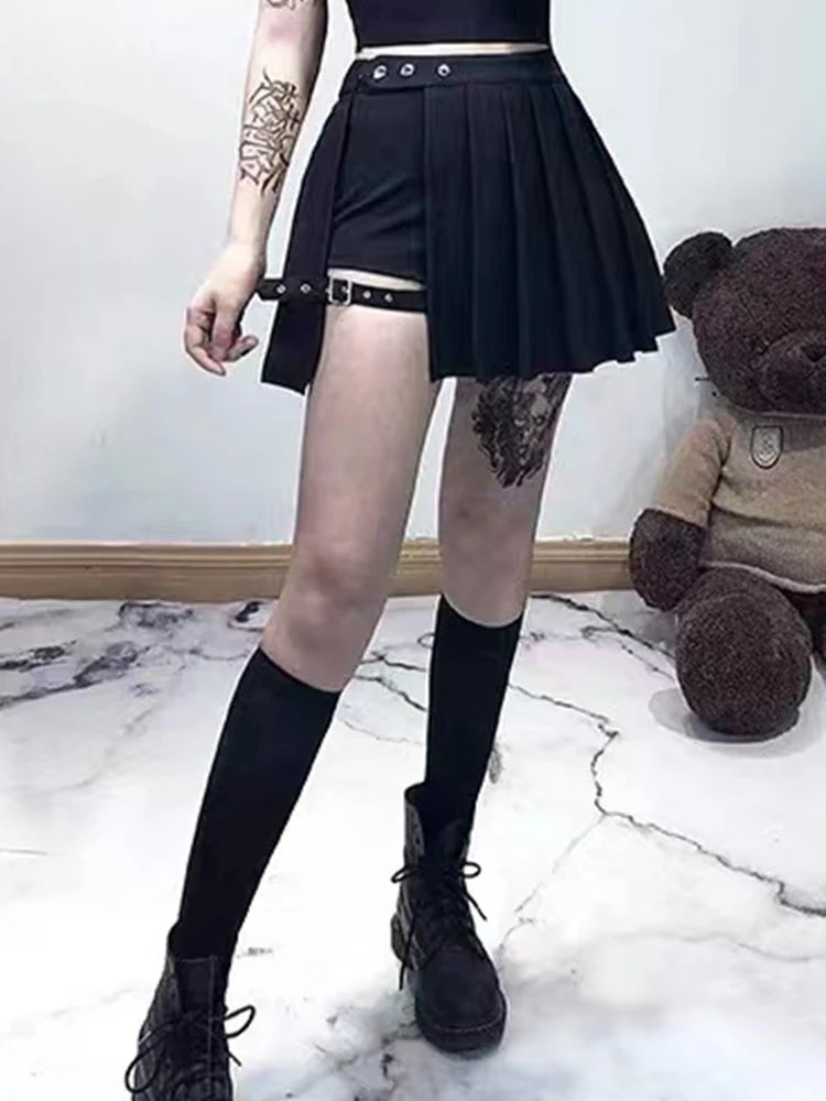 Goth Short Skirt