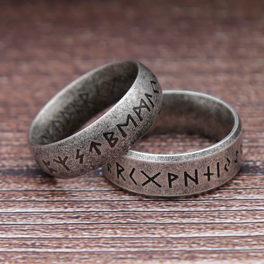 Fashion Retro Viking Rune Ring
